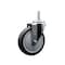 Service Caster 5 Inch Thermoplastic  Rubber Wheel Swivel 58 Inch Threaded Stem Caster Service Caster SCC-TS20S514-TPRB-58212 - alternate 1